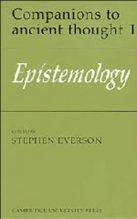 Everson |  Epistemology | Buch |  Sack Fachmedien