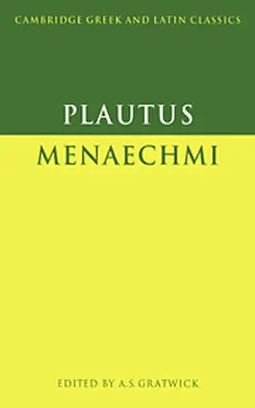 Plautus / Gratwick |  Plautus: Menaechmi | Buch |  Sack Fachmedien