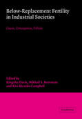 Davis / Bernstam / Ricardo-Campbell |  Below-Replacement Fertility in Industrial Societies | Buch |  Sack Fachmedien