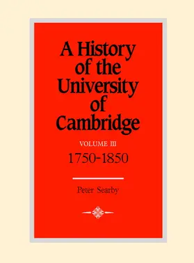 Searby |  A History of the University of Cambridge | Buch |  Sack Fachmedien