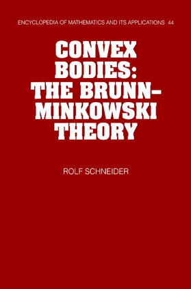 Schneider |  Convex Bodies | Buch |  Sack Fachmedien