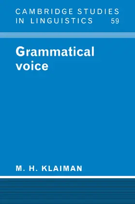 Klaiman / Anderson |  Grammatical Voice | Buch |  Sack Fachmedien