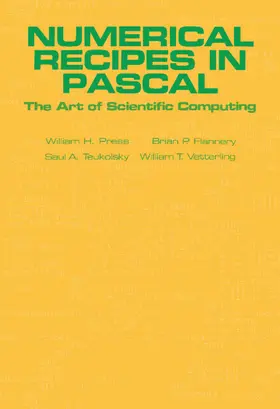 Press / Flannery / Teukolsky |  Numerical Recipes in Pascal (First Edition) | Buch |  Sack Fachmedien