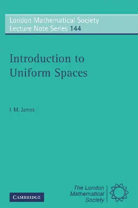 James |  Introduction to Uniform Spaces | Buch |  Sack Fachmedien