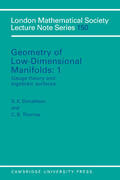 Donaldson / Thomas |  Geometry of Low-Dimensional Manifolds | Buch |  Sack Fachmedien