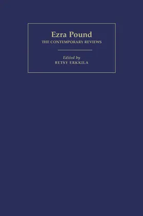 Erkkila |  Ezra Pound | Buch |  Sack Fachmedien