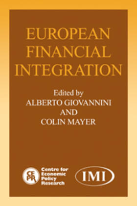 Giovannini / Mayer | European Financial Integration | Buch | 978-0-521-40244-6 | sack.de