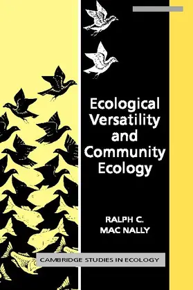 MacNally |  Ecological Versatility and Community Ecology | Buch |  Sack Fachmedien