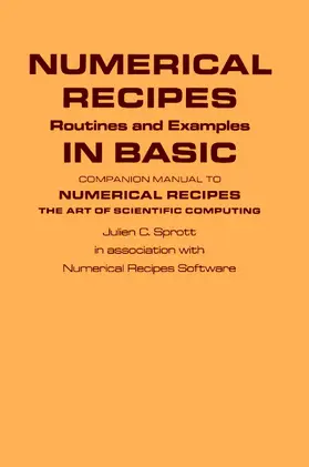 Sprott |  Numerical Recipes Routines and Examples in Basic (First Edition) | Buch |  Sack Fachmedien