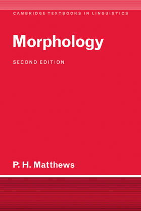 Matthews |  Morphology | Buch |  Sack Fachmedien