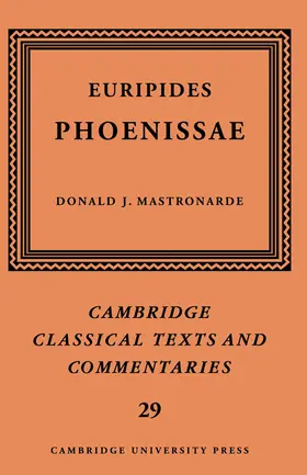 Euripides / Mastronarde |  Euripides | Buch |  Sack Fachmedien