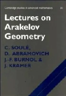 Soule / Soulé / Abramovich |  Lectures on Arakelov Geometry | Buch |  Sack Fachmedien
