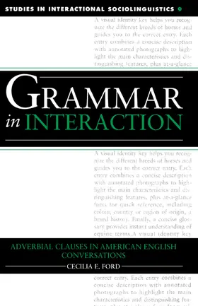 Ford |  Grammar in Interaction | Buch |  Sack Fachmedien