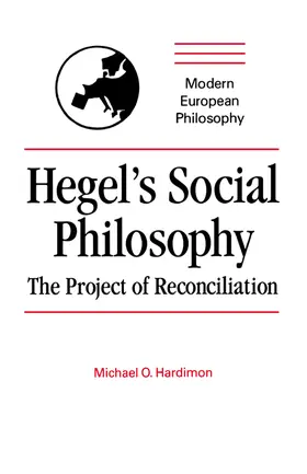 Hardimon |  Hegel's Social Philosophy | Buch |  Sack Fachmedien