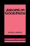 Burton / Coleman / Postema |  Judging in Good Faith | Buch |  Sack Fachmedien