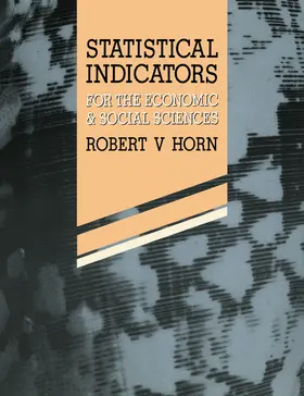 Horn |  Statistical Indicators | Buch |  Sack Fachmedien