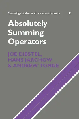 Diestel / Jarchow / Tonge |  Absolutely Summing Operators | Buch |  Sack Fachmedien