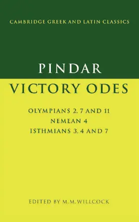 Willcock / Pindar |  Pindar | Buch |  Sack Fachmedien