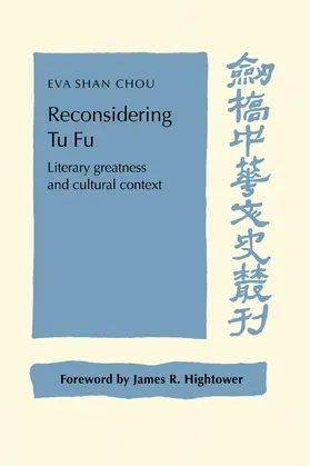 Chou |  Reconsidering Tu Fu | Buch |  Sack Fachmedien
