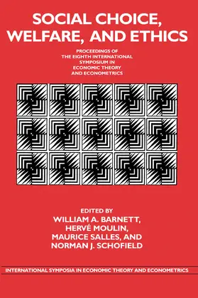 Barnett / Moulin / Schofield |  Social Choice, Welfare, and Ethics | Buch |  Sack Fachmedien