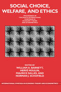 Barnett / Moulin / Schofield |  Social Choice, Welfare, and Ethics | Buch |  Sack Fachmedien