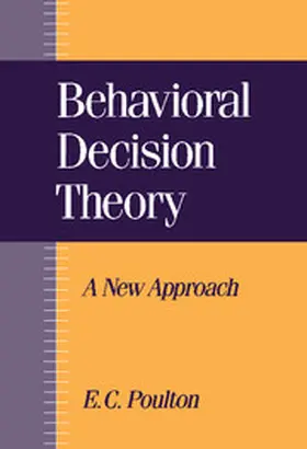 Poulton |  Behavioral Decision Theory | Buch |  Sack Fachmedien