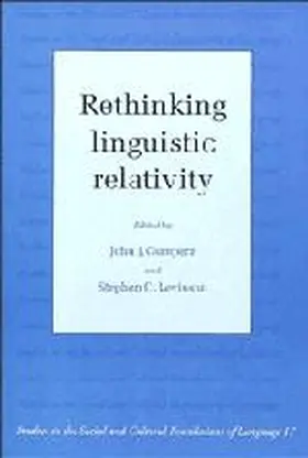 Gumperz / Levinson |  Rethinking Linguistic Relativity | Buch |  Sack Fachmedien