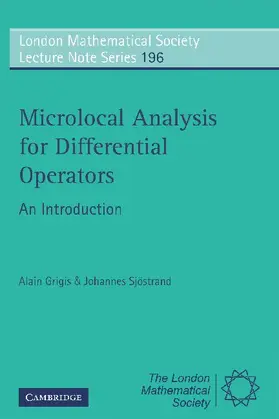 Grigis / Sjostrand / Sjöstrand |  Microlocal Analysis for Differential Operators | Buch |  Sack Fachmedien