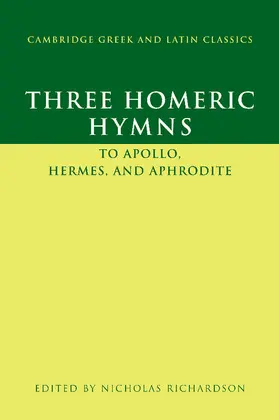 Richardson | Three Homeric Hymns | Buch | 978-0-521-45158-1 | sack.de