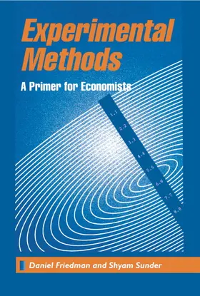 Friedman / Sunder |  Experimental Methods | Buch |  Sack Fachmedien