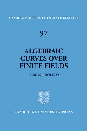 Moreno |  97 Algebraic Curves Over Finite Fields | Buch |  Sack Fachmedien