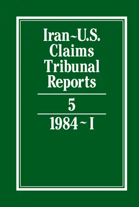 Adlam / Pirrie / Arnold |  Iran-U.S. Claims Tribunal Reports | Buch |  Sack Fachmedien