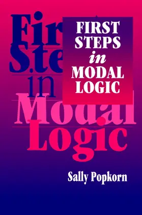 Popkorn |  First Steps in Modal Logic | Buch |  Sack Fachmedien
