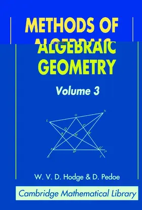 Hodge / Pedoe |  Methods of Algebraic Geometry | Buch |  Sack Fachmedien