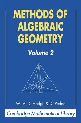 Hodge / Pedoe |  Methods of Algebraic Geometry | Buch |  Sack Fachmedien