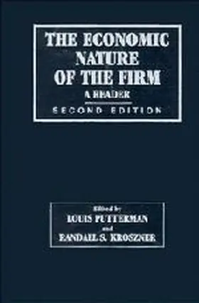Putterman / Kroszner |  The Economic Nature of the Firm | Buch |  Sack Fachmedien