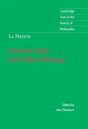 La Mettrie / Thomson |  La Mettrie | Buch |  Sack Fachmedien