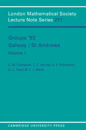 Tobin / Campbell / Ward |  Groups '93 Galway/St Andrews | Buch |  Sack Fachmedien
