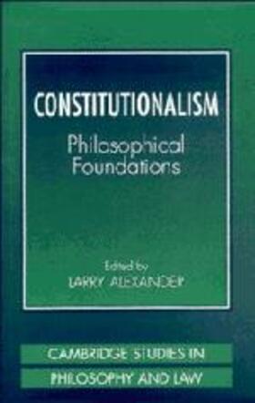 Alexander | Constitutionalism | Buch | sack.de