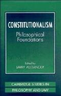 Alexander |  Constitutionalism | Buch |  Sack Fachmedien