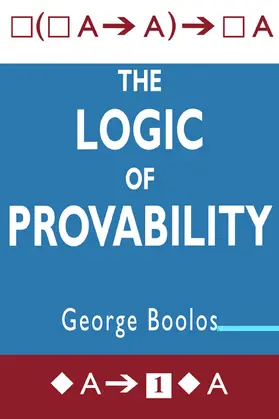 Boolos |  The Logic of Provability | Buch |  Sack Fachmedien