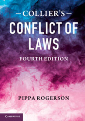 Rogerson |  Collier's Conflict of Laws | Buch |  Sack Fachmedien