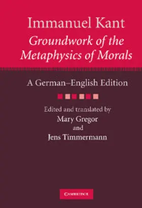 Kant / Timmermann |  Groundwork of the Metaphysics of Morals | Buch |  Sack Fachmedien