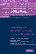 Tison / De Wulf / Van der Elst |  Perspectives in Company Law and Financial Regulation: Essays in Honour of Eddy Wymeersch | Buch |  Sack Fachmedien