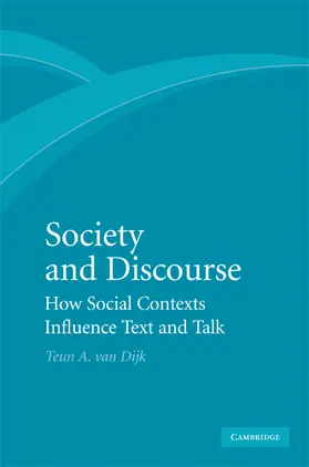 Dijk | Society and Discourse | Buch | 978-0-521-51690-7 | www.sack.de