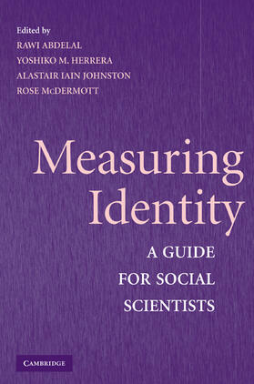 Abdelal / Herrera / Johnston |  Measuring Identity | Buch |  Sack Fachmedien