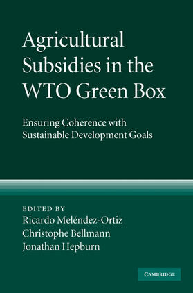 Bellmann / Meléndez-Ortiz / Hepburn |  Agricultural Subsidies in the WTO Green Box | Buch |  Sack Fachmedien