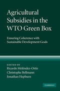 Meléndez-Ortiz / Bellmann / Hepburn |  Agricultural Subsidies in the Wto Green Box | Buch |  Sack Fachmedien