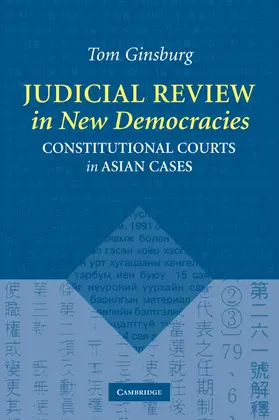 Ginsburg |  Judicial Review in New Democracies | Buch |  Sack Fachmedien
