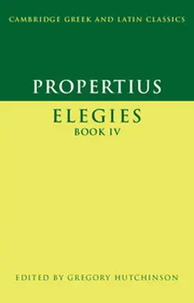 Hutchinson / Propertius |  Propertius | Buch |  Sack Fachmedien